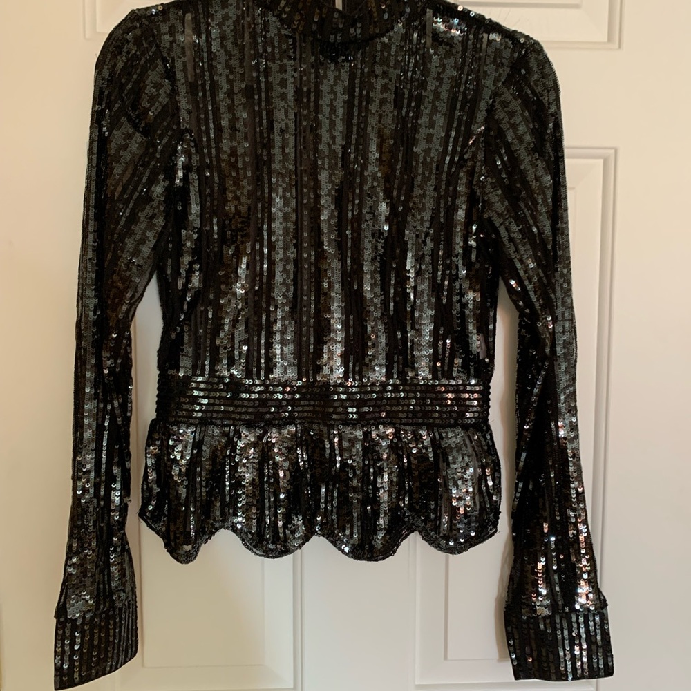 Derek Lamb Sequins Top - image 4